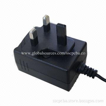 AC/DC Switching Adapter with 100-240V Power, Universal AC Input